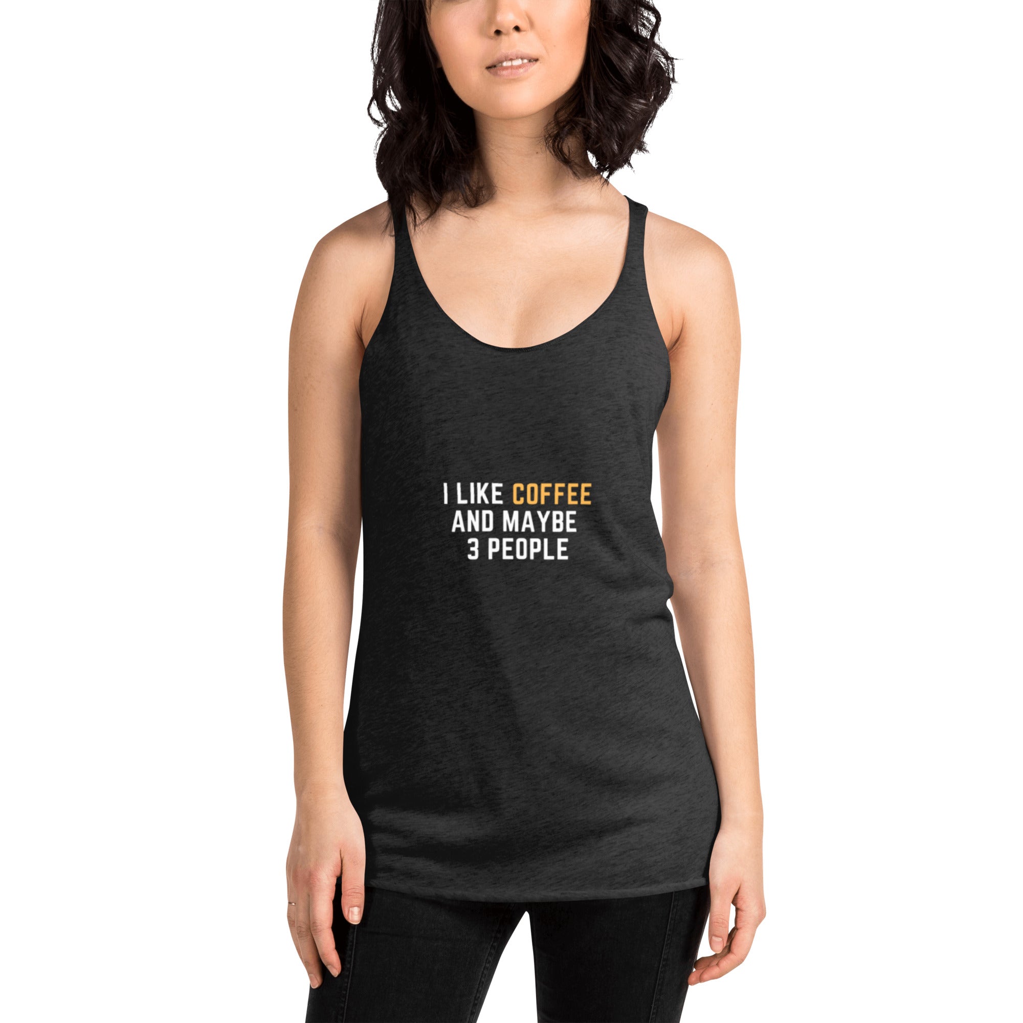 I Like Coffee Racerback Tank | Available in 2 colors